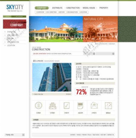 房地产网站UI界面设计