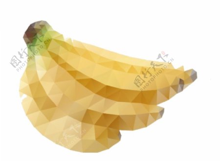 几何水果之香蕉系列