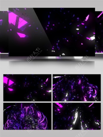 紫色科技视频素材