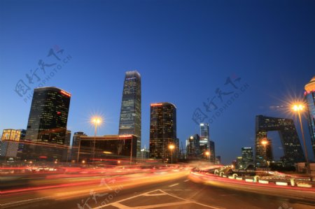 城市夜景建筑图素材