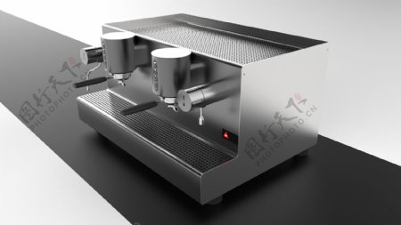 长方形的黑色咖啡机jpg素材