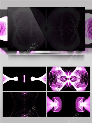 紫色果冻光束动态视频素材