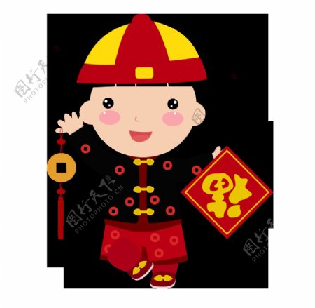 中国式春节门联元素