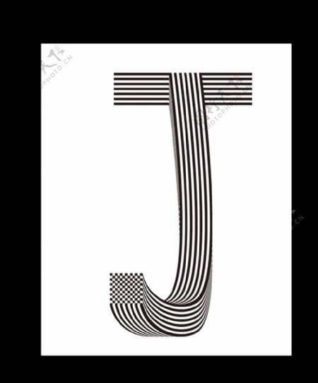 Jj字母创意设计创意字体