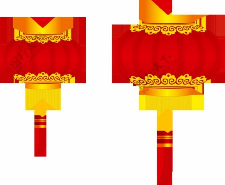 中国风传统灯笼元素