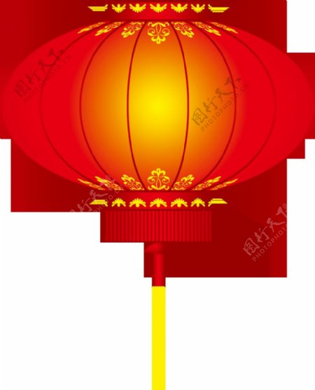 中式传统新年花灯PNG元素