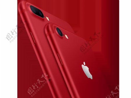 红色苹果手机外壳png元素