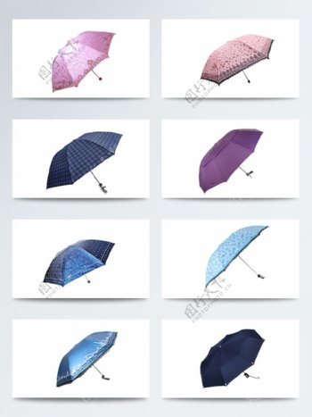 二十四节气雨水相关PNG元素实物雨伞