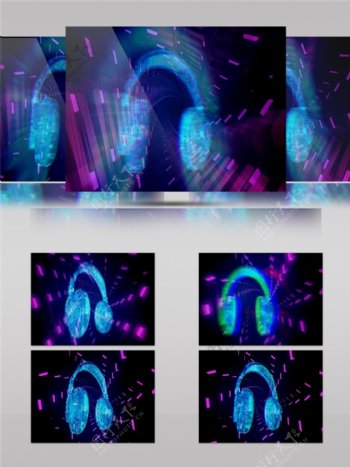 蓝光迷幻宇宙动态视频素材