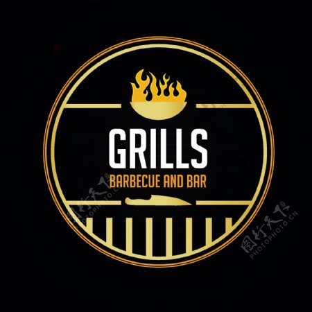 餐厅标志logo模板
