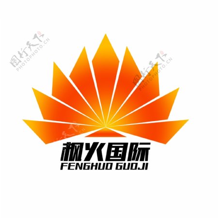 枫叶创意logo设计