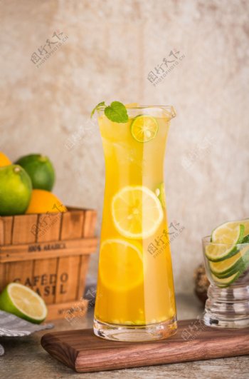 柠檬柚子茶
