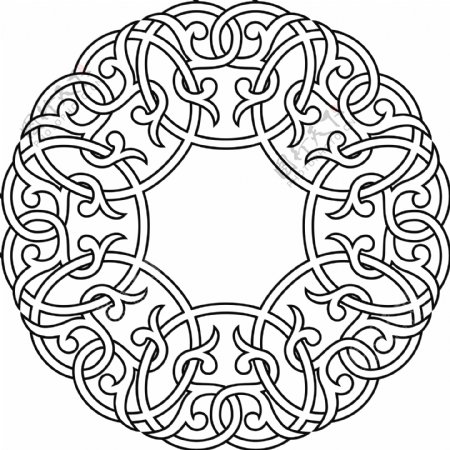 蒙古图案蒙古元素蒙古边框