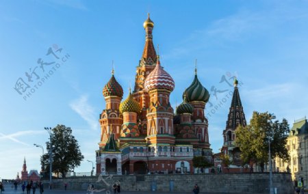 莫斯科著名旅游景点圣瓦西里大教