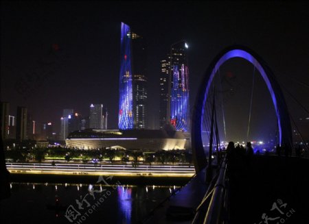 南京九眼桥夜景