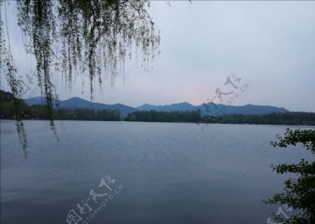 西湖黄昏