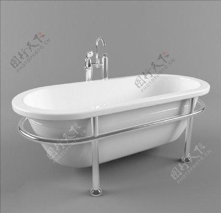 沐浴池模型