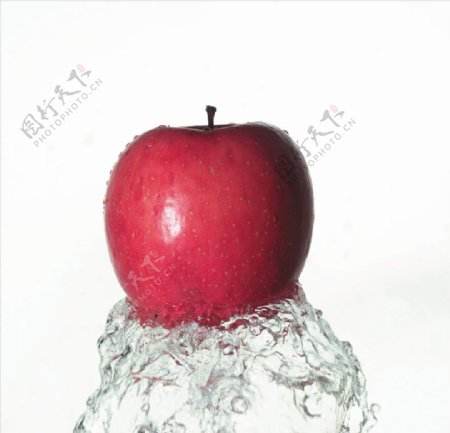 苹果素材水果白底图水果