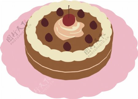 卡通蛋糕甜品图形可商用元素