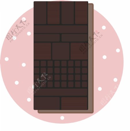 情人节巧克力图形元素