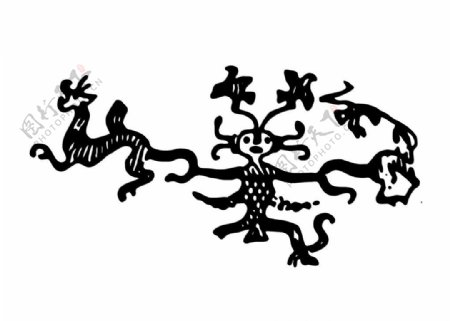 古代纹样青铜器纹理