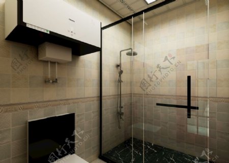卫生间淋浴间装修效果图