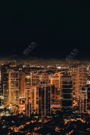 夜幕下的城市