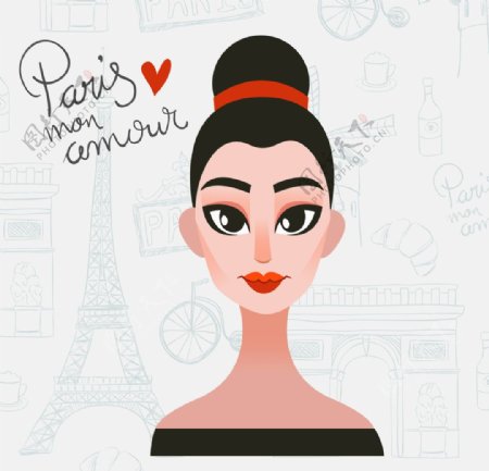 巴黎女人插图