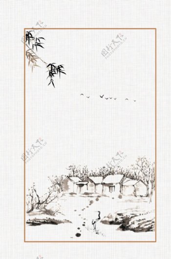 传统中式山水画