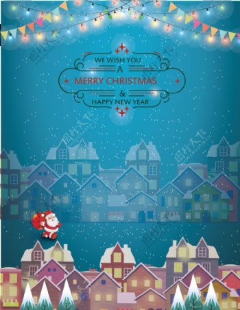 merrychristmas圣诞节海报