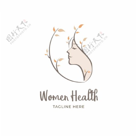 女性健康护理会所logo标志