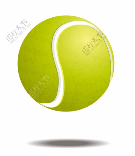网球运动矢量写实
