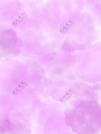 原创小清新紫色水彩背景