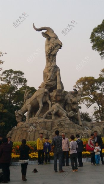 广州著名羊雕塑