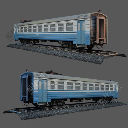 三维火车模型