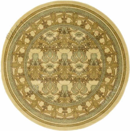 圆形经典地毯