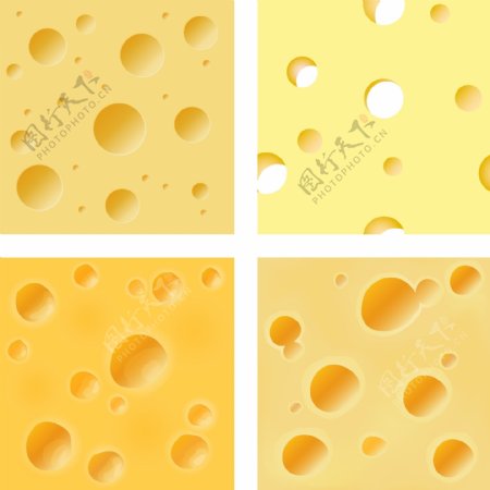 创意奶酪块纹理矢量素材