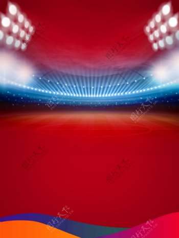 红色世界杯竞赛体育背景