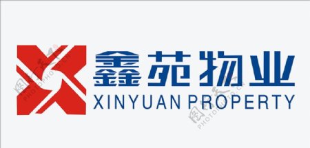 物业公司logo鑫苑物业标志