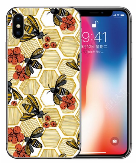 手机壳蜜蜂高清壁纸