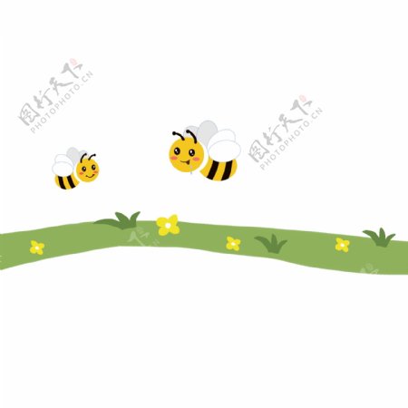 蜜蜂动物的分割线