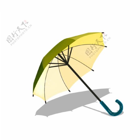卡通创意一把雨伞设计