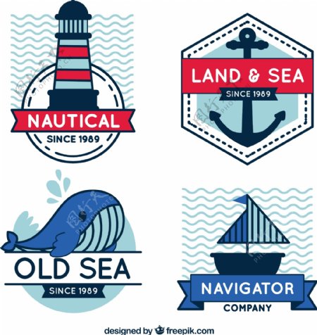 4款创意航海标签