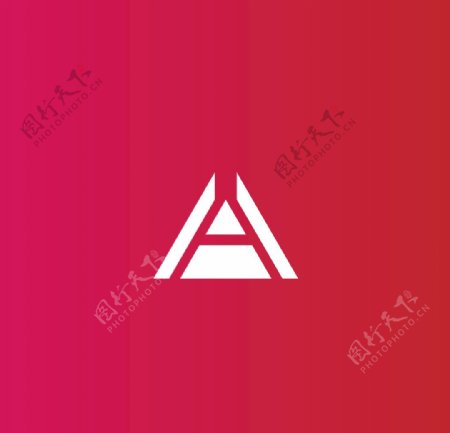 三角形组合logo