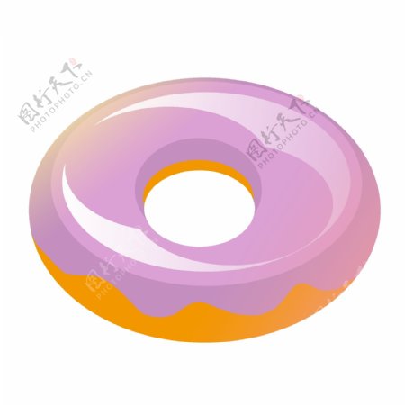 紫色圆圈游泳圈
