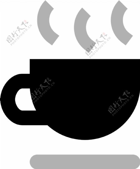 咖啡杯子图标免抠图