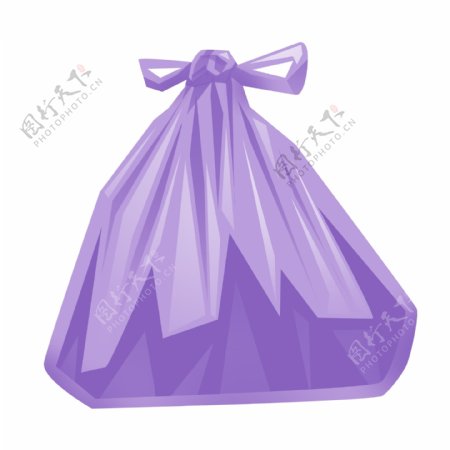 紫色日常塑料袋