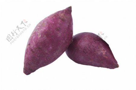两个大紫薯美味极了