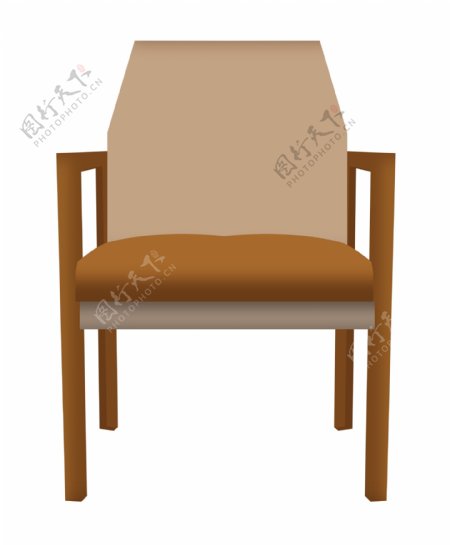 舒服椅子家具插画