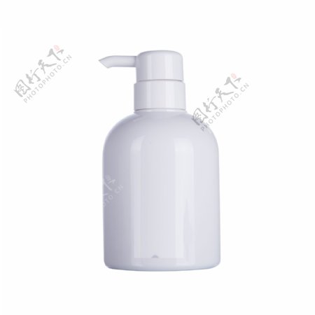 白色立体化妆瓶子元素
